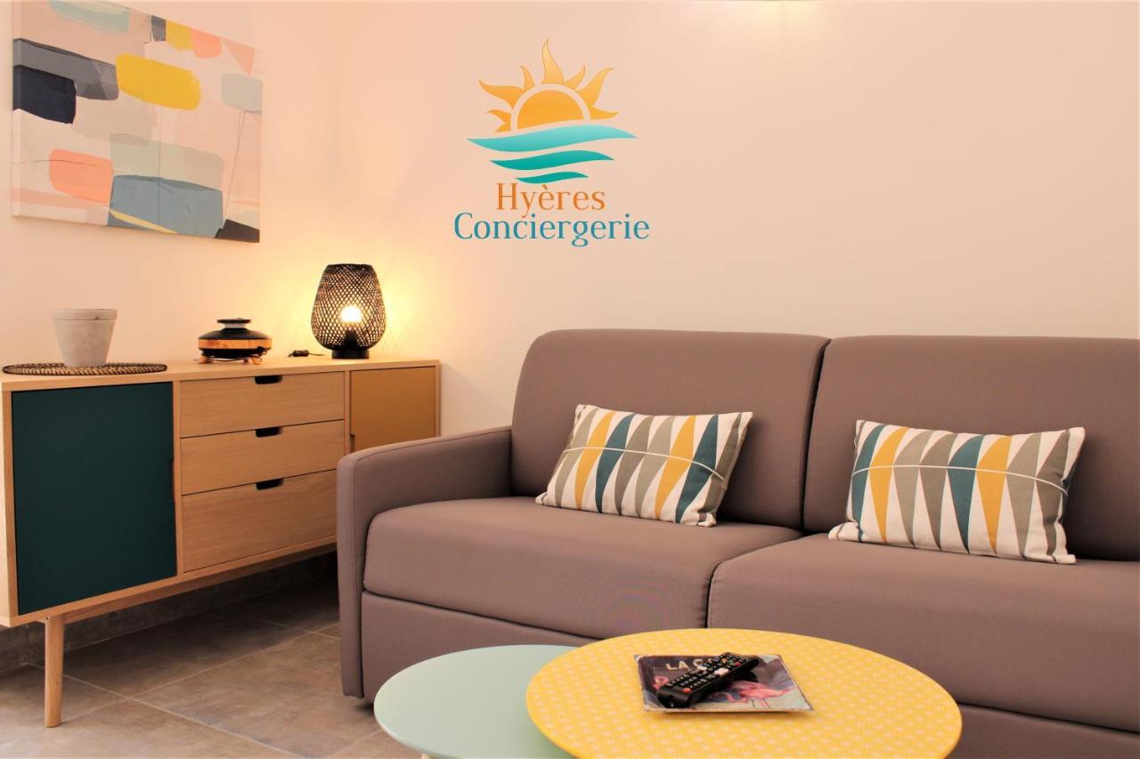 Hyeres-plage -t2 Neuf Rdj Clim Wifi - La Capte By Hc Apartment