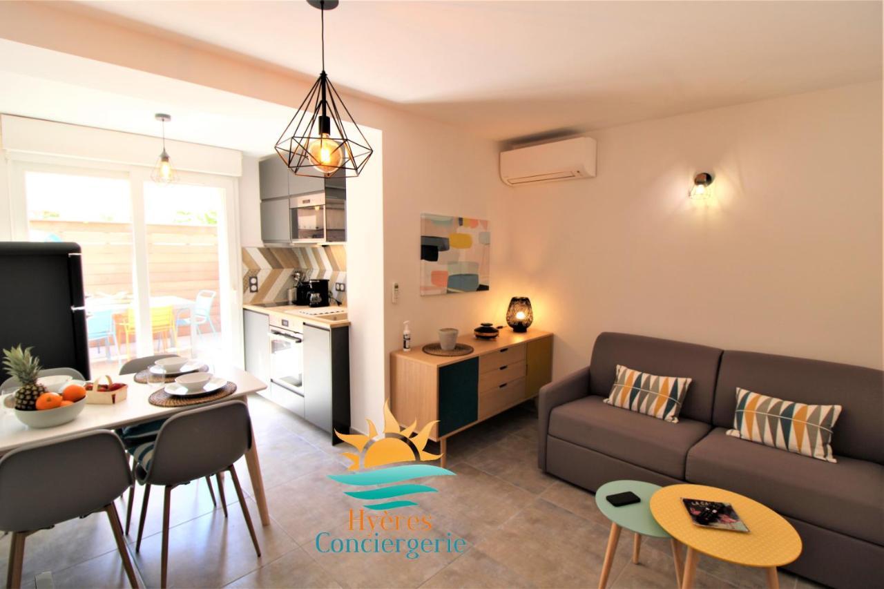 Apartment Hyeres-plage -t2 Neuf Rdj Clim Wifi - La Capte By Hc *